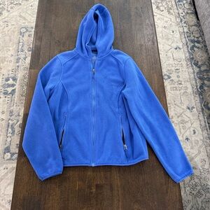 ✨ L.L. Bean Women’s Fleece Zip-Up Hoodie –‎ Blue – Size Small ✨